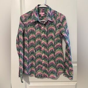 Lilly Pulitzer Women’s 4 button up blouse